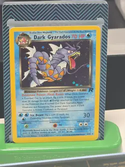 Dark Gyarados 8/82 Holo Rare Team Rocket Pokemon - Image 1