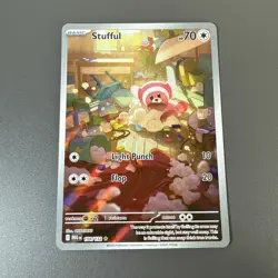 Stufful Full Art - 154/132 (IR) - Illustration Rare Pokemon Mega Evolution - Image 2