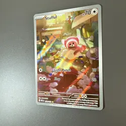 Stufful Full Art - 154/132 (IR) - Illustration Rare Pokemon Mega Evolution - Image 3