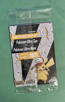 Sealed "I choose you!" Movie Promo Ash's Pikachu (SM108) NM/Mint - Image 2