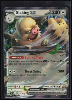 Slaking ex 147/191 Double Rare Surging Sparks Pokemon Holo NM - Image 1