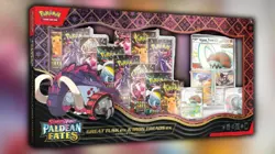 Pokemon TCG Scarlet & Violet—Paldean Fates Great Tusk/Iron Treads ex Box - Image 1
