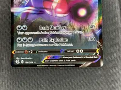 GENGAR V 156/264 HOLO V RARE FUSION STRIKE POKEMON NM/M - Image 3