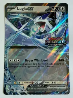 Lugia ex (Prismatic Evolutions Stamped) 082/131 Holofoil Pokemon Near Mint - Image 1