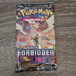 Pokemon Sun & Moon Forbidden Light Booster Pack Sealed - Ultra Necrozma Artwork - Image 1