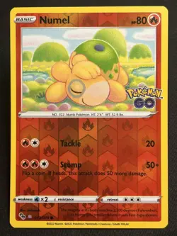 Numel (Peelable Ditto) 013/078 Pokemon GO Reverse Holo - Image 1