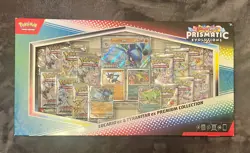 Pokemon Prismatic Evolutions Lucario & Tyranitar Premium Collection Sealed - Image 1