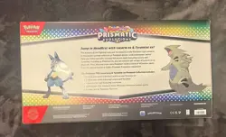 Pokemon Prismatic Evolutions Lucario & Tyranitar Premium Collection Sealed - Image 2