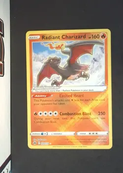 Radiant Charizard Pokemon SWSH: Crown Zenith CRZ #20/159 Holo Near Mint - Image 1