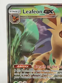 Pokemon TCG Sun & Moon Promos Leafeon GX SM146 Black Star Promo - Image 4