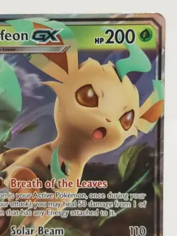 Pokemon TCG Sun & Moon Promos Leafeon GX SM146 Black Star Promo - Image 5