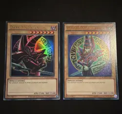 Yu-Gi-Oh! Yugi's Legendary Decks Dark Magician’s 2-Card Lot YGLD-ENB02/ENC09 - Image 1