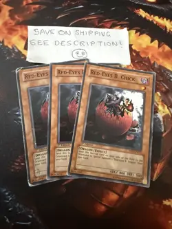 3x Red-Eyes B. Chick Playset Mixed Sets/Edition/Rarity Yugioh! Cards - Image 1