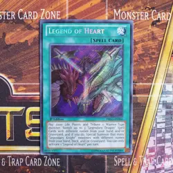 1x Legend of Heart - Secret Rare - DRLG-EN006 - 1st Ed - LP - Image 1