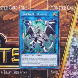 1x Firewall Dragon - Secret Rare - MP18-EN062 - 1st Ed - LP - Image 1