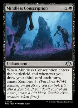 Mindless Conscription - Modern Horizons 3 #0101 MTG Magic The Gathering - Image 1