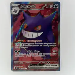 Gengar Ex 193/162 SV05 Temporal Forces Holo Full Art Mint Rare Pokemon Foil - Image 1