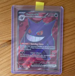 Pokemon TCG Gengar ex 193/162 SV05 Temporal Forces Full Art Holo Auto - Image 1