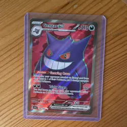 Pokemon TCG Gengar ex 193/162 SV05 Temporal Forces Full Art Holo Auto - Image 4