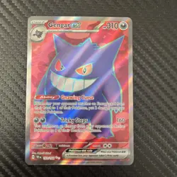 Gengar EX Holo Pokemon Card 193/162 Sv05: Temporal Forces NM - Image 1