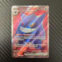 Gengar EX Holo Pokemon Card 193/162 Sv05: Temporal Forces NM - Image 4