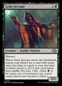 Grim Servant - Foil - Modern Horizons 3 #0097 MTG Magic The Gathering - Image 1