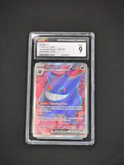 Gengar ex CGC 9 Ultra Rare Holo SV05 Temporal Forces 193/162 Pokemon TCG - Image 1