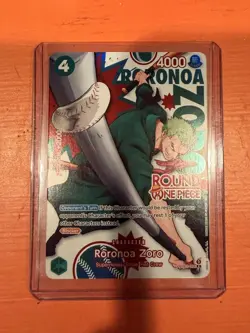 Roronoa Zoro - One Piece x Round 1 Promo - English - PRB02-006 - NM/ M - Image 1