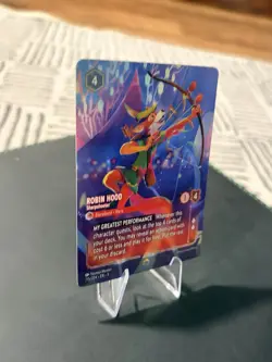 Robin Hood Disney Lorcana TCG Enchanted Shimmering Skies Sharpshooter 215/204 - Image 5