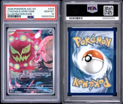 2026 Pokemon Ascended Heroes - Cynthia's Spiritomb #244 Illustration Rare PSA 10 - Image 3