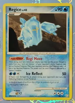 Regice 36/146 Diamond & Pearl Legends Awakened Rare Pokemon Card NM - Image 1