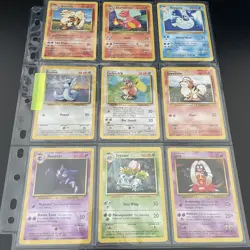 Vintage ⭐Complete Pokemon Base Set Common Uncommon Cards 1999⭐Pokemon Base set - Image 1