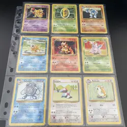 Vintage ⭐Complete Pokemon Base Set Common Uncommon Cards 1999⭐Pokemon Base set - Image 3