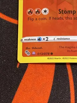 Numel (Peelable Ditto) 013/078 Pokemon GO Pokemon TCG Card - Image 2