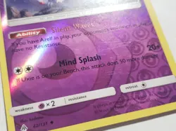 REVERSE HOLO Mesprit 42/131 VLP - Forbidden Light Pokemon Card - kodama Art - Image 3
