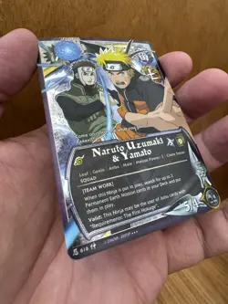 Naruto CCG "Naruto Uzumaki & Yamato" Foil GenCon Indy Promo Card (N-616) Bandai - Image 2