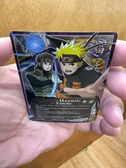 Naruto CCG "Naruto Uzumaki & Yamato" Foil GenCon Indy Promo Card (N-616) Bandai - Image 3