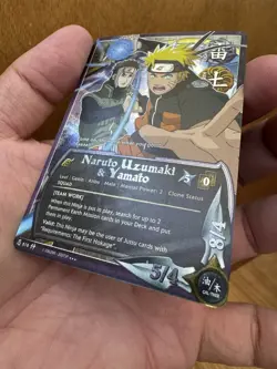 Naruto CCG "Naruto Uzumaki & Yamato" Foil GenCon Indy Promo Card (N-616) Bandai - Image 4
