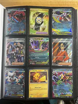 Pokemon Massive Binder Collection 360 Cards Sleeved Near Mint Condition - Image 1