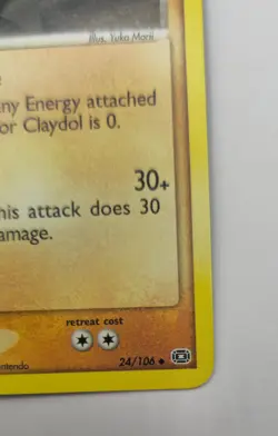 Claydol 24/106 Pokemon Card TCG Emerald Regular (Yuka Morii) 2005 - Image 5