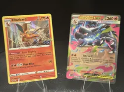 Pokemon EX Foil Card Lot – Charizard, Mega Charizard X – Pokemon GO, PFL - Image 1