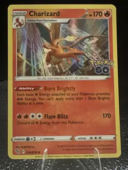 Pokemon EX Foil Card Lot – Charizard, Mega Charizard X – Pokemon GO, PFL - Image 4