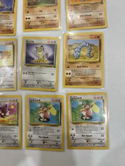 Pokemon TCG Edition WOTC Jungle/Fossil 12-Card Lot - Eevee Dratini Meowth - Image 2