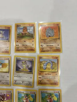 Pokemon TCG Edition WOTC Jungle/Fossil 12-Card Lot - Eevee Dratini Meowth - Image 5