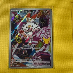 Pokemon Scorbunny 053 Promo Full Art Holo Card English Mega Evolution Promo 2026 - Image 1