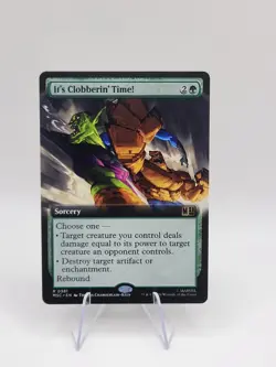 It's Clobberin' Time! (Extended Art) Commander: Marvel Super Heroes Regular - Image 1