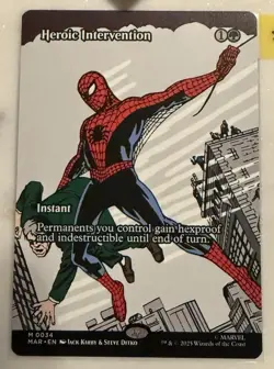 Heroic Intervention (Showcase) - MTG Marvel’s Spider-Man: Universe #0034 Mythic - Image 1