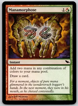 Manamorphose 211 Common Shadowmoor Magic: The Gathering Near Mint - Image 1