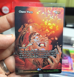 MTG Marvel Super Heroes - Chaos Warp Instant Foil Full Art EN Mythic - 0069 - Image 1