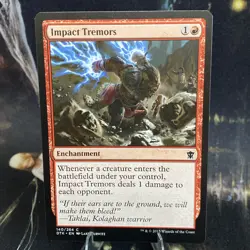 Magic the Gathering - Impact Tremors - Common - Dragons of Tarkir - LP - 140 - Image 1